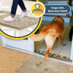 Muddy Mat® Shown on TV – Super Absorbent Microfiber Dog Door Mat for Muddy Paws, Non-Slip Washable Pet Rug, Quick Dry Chenille Entryway Carpet, Machine Washable Indoor Outdoor mat, Beige 35"x24" - Image 4