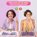 Infinno Tummy Time Mat Premium Baby Water Play Mat for Infants and Toddlers Baby Toys for 3 to 24 Months, Strengthen Your Baby's Muscles, Pink Theme Toys - Image 7