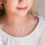 IEFLIFE Flower Girl Gifts - 14K-Gold-Plated Heart Initial Necklace Wedding Gift for Girls - Image 3