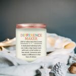 Difference Maker Gifts for Women - Thank You, Christmas, Birthday Gift for Women - Appreciation Gifts for Coworker, Teacher, Boss, Principal, Assistant Principal, Administrative Candle - Image 8