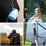 BRAVESHINE Paracord Keychain Carabiner Clip, D Ring Lanyard Hanger Stroller Hook for Water Bottle, Key, Backpacks, Men, Women - Image 5