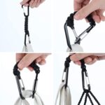 BRAVESHINE Paracord Keychain Carabiner Clip, D Ring Lanyard Hanger Stroller Hook for Water Bottle, Key, Backpacks, Men, Women - Image 8
