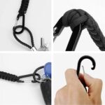 BRAVESHINE Paracord Keychain Carabiner Clip, D Ring Lanyard Hanger Stroller Hook for Water Bottle, Key, Backpacks, Men, Women - Image 10