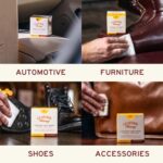 Leather Honey Leather Wipe Kit: Clean & Restore On-The-Go. For Any Color of Leather Couches, Car Seats, Purses, Shoes & Bags. Nontoxic, Ready-to-Use & Made in the USA. 5 Cleaner & 5 Conditioner Wipes - Image 5