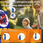 Throwing Axes and Stars Set for Axe Throwing Game for Backyard, Durable and Fun Plastic Throwing Axe for Ax Throwing Game, Outdoor Hatchet Throwing Game Replacement Accessories - Image 6