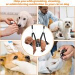 Ownpets Pet Grooming Hammock, Breathable Dog Grooming Hammock with Carabiners, Pet Grooming Harness Sling for Grooming, Hair Nail Trimming Cutting & More (XS) - Image 3