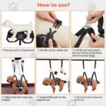 Ownpets Pet Grooming Hammock, Breathable Dog Grooming Hammock with Carabiners, Pet Grooming Harness Sling for Grooming, Hair Nail Trimming Cutting & More (XS) - Image 8