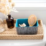 Three by Three Seattle felt·like·it! Deep Organizer Tapered Storage Bins – Eco-Friendly, Stylish Organization for Home & Office, 3 Pack (Blue) - Image 3