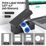 Nelko Bluetooth Thermal Shipping Label Printer, Wireless 4x6 Shipping Label Printer for Small Business, Support Android, iPhone and Windows, Widely Used for Amazon, Ebay, Shopify, Etsy, USPS - Image 4
