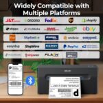 Nelko Bluetooth Thermal Shipping Label Printer, Wireless 4x6 Shipping Label Printer for Small Business, Support Android, iPhone and Windows, Widely Used for Amazon, Ebay, Shopify, Etsy, USPS - Image 5