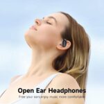 IFECCO Open Ear Headphones Bluetooth 5.4 - Wireless Open Ear Earbuds with Ddigital Display Charging Case,48H Playtime Premium Sound Sport Conduction Headphones for Running, Cycling Driving - Image 3