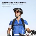 IFECCO Open Ear Headphones Bluetooth 5.4 - Wireless Open Ear Earbuds with Ddigital Display Charging Case,48H Playtime Premium Sound Sport Conduction Headphones for Running, Cycling Driving - Image 4