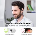 IFECCO Open Ear Headphones Bluetooth 5.4 - Wireless Open Ear Earbuds with Ddigital Display Charging Case,48H Playtime Premium Sound Sport Conduction Headphones for Running, Cycling Driving - Image 8