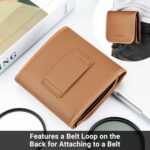 PROfezzion 3-Pocket Foldout Filter Pouch for 82mm Camera Lens Round Filter, Shock Resistant & Anti Scratch Photography Filter Case, Filter Carry Case with Microfiber Cleaning Cloth - Image 3