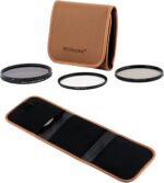 PROfezzion 3-Pocket Foldout Filter Pouch for 82mm Camera Lens Round Filter, Shock Resistant & Anti Scratch Photography Filter Case, Filter Carry Case with Microfiber Cleaning Cloth - Image 6
