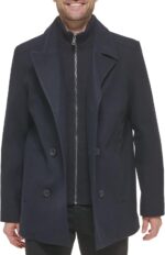 Kenneth Cole mens Men's Wool Top Coat - Image 3