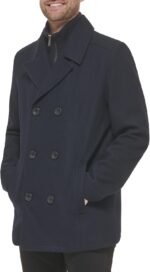 Kenneth Cole mens Men's Wool Top Coat - Image 4