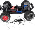 12mm Hex RC Wheel Tires for 1/16 Mini Maxx & Mini XRT MJX 16207 16210 16209 16208,HSP 94186,E-Revo,L0 S1 1/18 Mini LMT RC Crawler Car Truck,RC Drift Wheels,Mini RC Truck Tires 4PCS,Red - Image 7