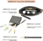 YZAOLL 15.6" Vegan Leather Laptop Bag for Women Lightweight Water-Resistant Work Tote & Briefcase for Travel,College,Office - Image 7