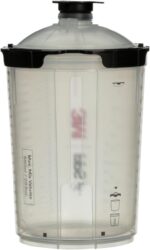 3M PPS 2.0 Spray Gun Cup, Lids and Liners Kit, 26024, Large, 28 Ounces, 200-Micron Filter, Use for Cars, Furniture, House and More, 1 Paint Cup, 50 Disposable Lids and Liners, 32 Sealing Plugs - Image 15