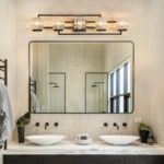 Bathroom Light Fixture Vanity Lighting Fixtures Over Mirror 5 Lights Matte Black Wall Mount Metal Hardwired Bedroom Wall Scone - Image 3