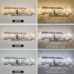 Bathroom Light Fixture Vanity Lighting Fixtures Over Mirror 5 Lights Matte Black Wall Mount Metal Hardwired Bedroom Wall Scone - Image 5