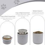 Original Canned Dog Food Storage Container | Silicone Can Cover Pet Food Sealer | BPA Free, Airtight, Dishwasher & Freezer Safe (2 Pcs Grey) - Image 4
