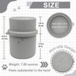 Original Canned Dog Food Storage Container | Silicone Can Cover Pet Food Sealer | BPA Free, Airtight, Dishwasher & Freezer Safe (2 Pcs Grey) - Image 6