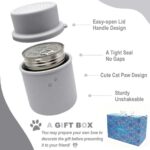 Original Canned Dog Food Storage Container | Silicone Can Cover Pet Food Sealer | BPA Free, Airtight, Dishwasher & Freezer Safe (2 Pcs Grey) - Image 7