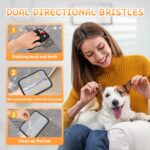Pet Hair Removal Gloves, 2 Pcs Reusable Electrostatic Grooming Gloves for Cats and Dogs, Large Size 6.7x5.1 Inches for Faster Coverage on Clothes, Carpets, Sofas, Curtains - Image 3