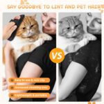 Pet Hair Removal Gloves, 2 Pcs Reusable Electrostatic Grooming Gloves for Cats and Dogs, Large Size 6.7x5.1 Inches for Faster Coverage on Clothes, Carpets, Sofas, Curtains - Image 5