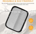 Pet Hair Removal Gloves, 2 Pcs Reusable Electrostatic Grooming Gloves for Cats and Dogs, Large Size 6.7x5.1 Inches for Faster Coverage on Clothes, Carpets, Sofas, Curtains - Image 8