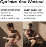 Sports Research Sweet Sweat Workout Enhancer Roll-On Gel Stick - Makes You Sweat Harder and Faster, Use with Sweet Sweat Waist Trimmer - Image 7