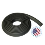 KidKusion Baby Proof Edge Cushion Protector | Made in USA | Foam Rubber Furniture and Fireplace Edge Guard Bumper | Black | 12 Ft | Tape Included - Image 3