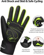INBIKE Winter Cycling Gloves for Men Women Cold Weather Thermal Windproof Gel Bike Gloves Touch Screen - Image 4