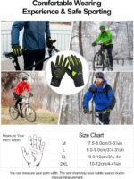 INBIKE Winter Cycling Gloves for Men Women Cold Weather Thermal Windproof Gel Bike Gloves Touch Screen - Image 7