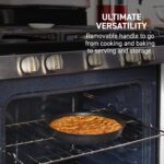 T-fal Ingenio Nonstick Cookware Set 10 Piece, Induction, Oven Broiler Safe 500F, Cookware, Pots and Pans, RV, Camping, Oven, Broil, Dishwasher Safe, Detachable Handle, Red - Image 7