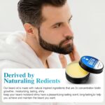 Biotin Beard Balm for Men & Conditioning Beard Wax - Made with Castor Oil Natural and Organic Ingredients - Hydrates & Thickens Facial Hair Growth- 2 Ounce Tin - Image 6