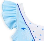 WonderBabe Princess Swimsuits Girls Two Pieces Swimsuits Summer Rash Guard Swimwear Ruffles Sleeve Bathing Suit with Skirt - Image 5