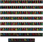 Number Cards Boho Bulletin Board Under The Sea Ocean Bee Theme Classroom Decorations Wall for School Educational Material Teacher Supplies (Black Number) - Image 6