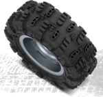 OGRC 1.3" Wheel and Tires Soft Terrain Tires Negative Offset Wheels for 1/18 1/24 SCX24 TRX4M Upgrade RC Crawler Car (Titanium) - Image 7