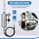 Fuel Injector Cleaner and Tester - Angchun Automotive Fuel Injection System Cleaning Tool for Gasoline Car, Non-Dismantle Fuel System Cleaner Set Fuel Injector Nozzle Flushing for EFI Throttle - Image 4