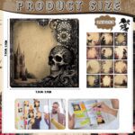 Handepo 12 Pack Gothic Sticky Notes Bulk Small to Do List Funny Cute Animals Notepad Supplies for Office School Gifts, 600 Sheets in Total - Image 3