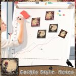 Handepo 12 Pack Gothic Sticky Notes Bulk Small to Do List Funny Cute Animals Notepad Supplies for Office School Gifts, 600 Sheets in Total - Image 6