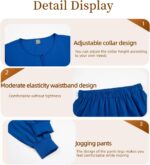 DEEYOTA Scrubs for Women Set,Womens Scrub Sets,Nurse Outfit，Medical Scrubs Top and Pants - Image 5