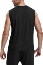Roadbox Workout Sleeveless Shirts for Men Athletic Gym Basketball Quick Dry Muscle Tank Tops - Image 4
