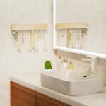 Lolalet Wooden Necklace Holder for Wall with 15 Hooks, Necklaces Hanger Easy Install Wall Mount Necklace Organizer, Jewelry Hangers for Chains, Bracelets, Earrings -Nature - Image 4