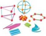 Learning Resources Geometric Shapes Building Set - 170 Pieces, Ages 5+ Math Learning Games for Kids, Early Math Skills, Back to School Activities, Classroom Games for Teachers - Image 3