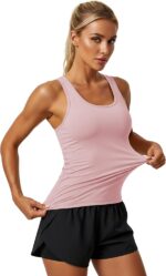 Women's Racerback Tank Tops | Ultra Soft & Stretch Spandex Sport Tanks | Multi Packs & Colors - Image 5