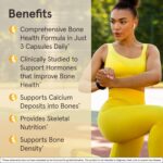 Jarrow Formulas BoneUp Three Per Day for Bone Density and Skeletal Nutrition, Includes Vitamin D3, K2 (as MK-7) and Calcium, 180 Capsules, 60 Day Supply - Image 5